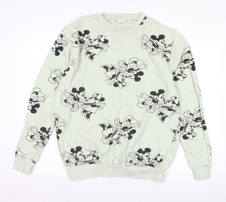 Disney Unisex Ivory L Cartoon Graphic Pullover Sweatshirt