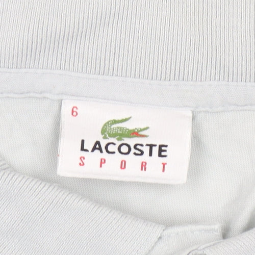 Lacoste Men's Blue Striped Cotton Polo Shirt XL