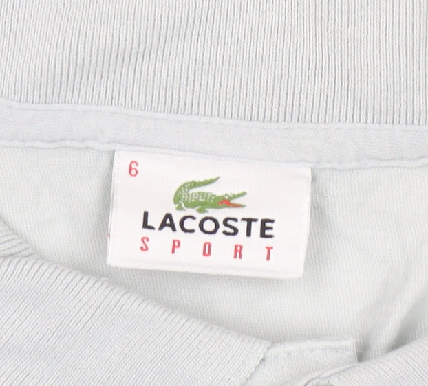 Lacoste Men's Blue Striped Cotton Polo Shirt XL