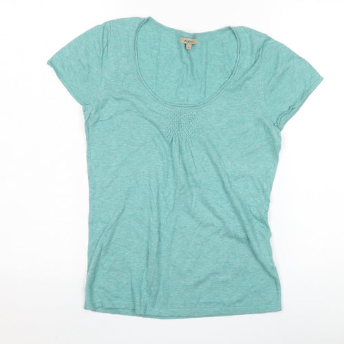 Ken Women's Green Cotton T-Shirt Small Casual Summer Top