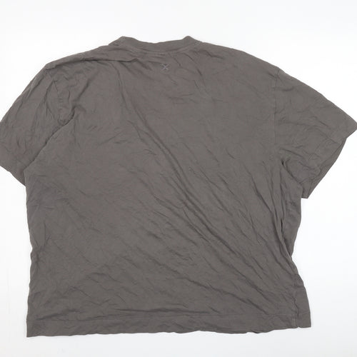 Collusion Men's 2XL Grey Crew Neck T-Shirt