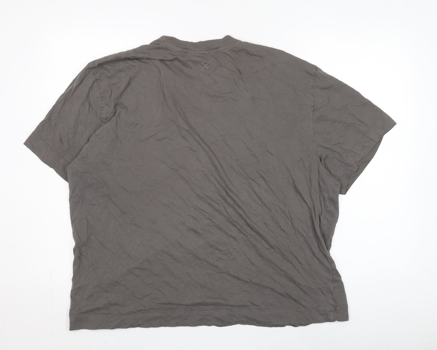 Collusion Men's 2XL Grey Crew Neck T-Shirt