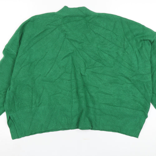 MODA ANA Women's Green Pullover Jumper S