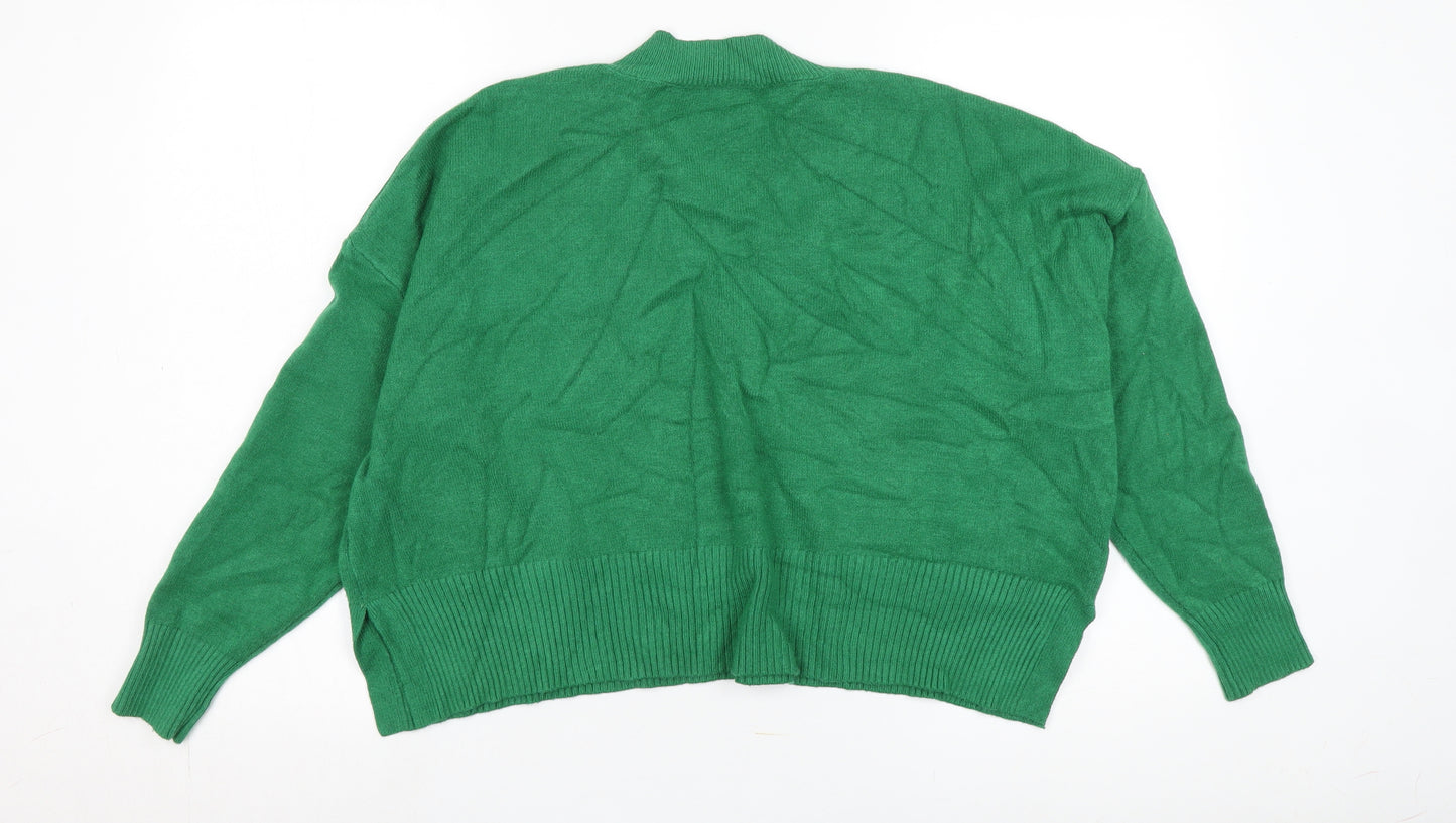 MODA ANA Women's Green Pullover Jumper S