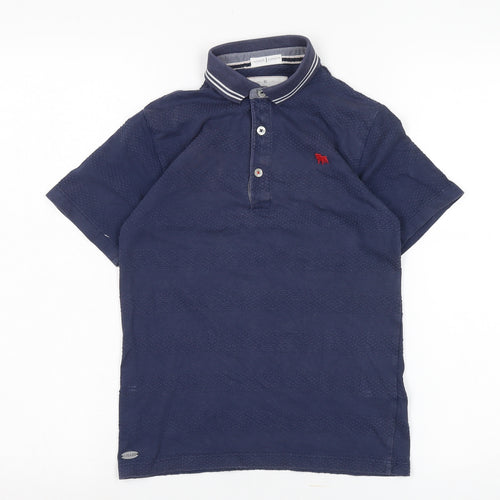 Jasper Conran Boys Blue Polo Shirt Size 6Y - Classic Logo Design