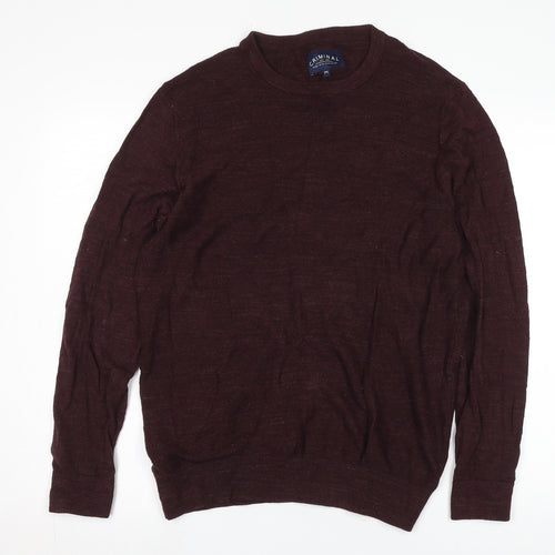 Criminal Men's Medium Brown Pullover Jumper