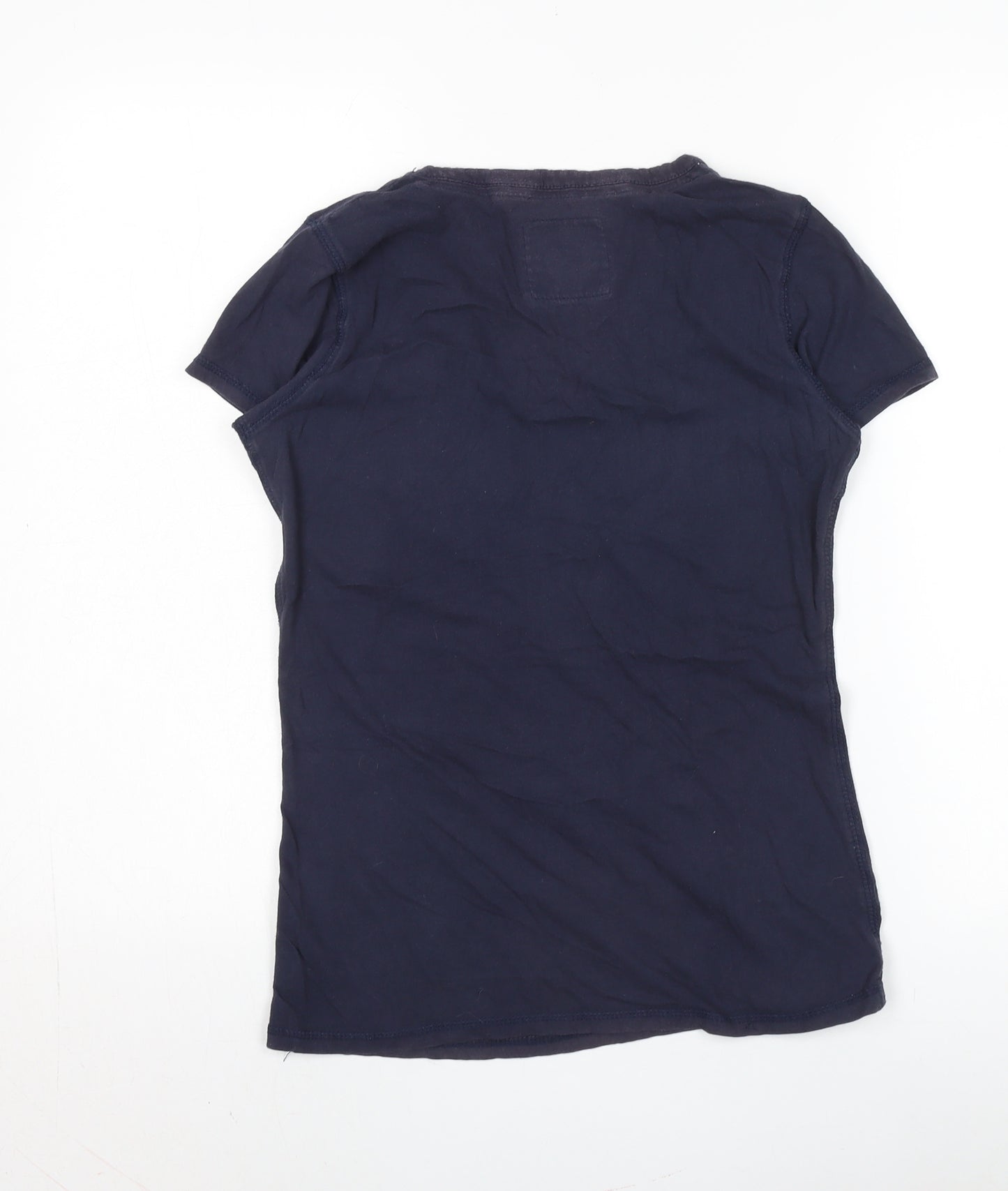 Denim Co Women’s Blue V-Neck T-Shirt, Size 12, Casual