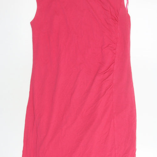 Ann Taylor LOFT Women's Pink Sleeveless Sheath Dress M