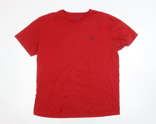 Polo Ralph Lauren Men's Red T-Shirt, Size M