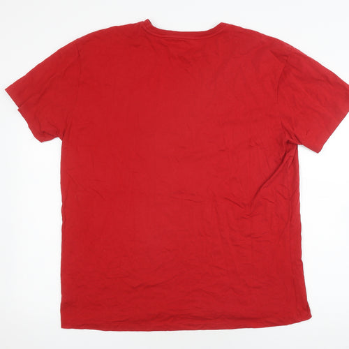 Polo Ralph Lauren Men's Red T-Shirt, Size M