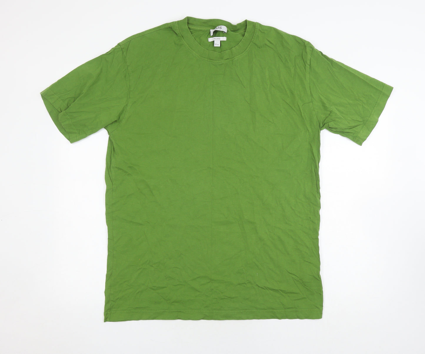 COS Green Relaxed Fit Men's Crew Neck T-Shirt