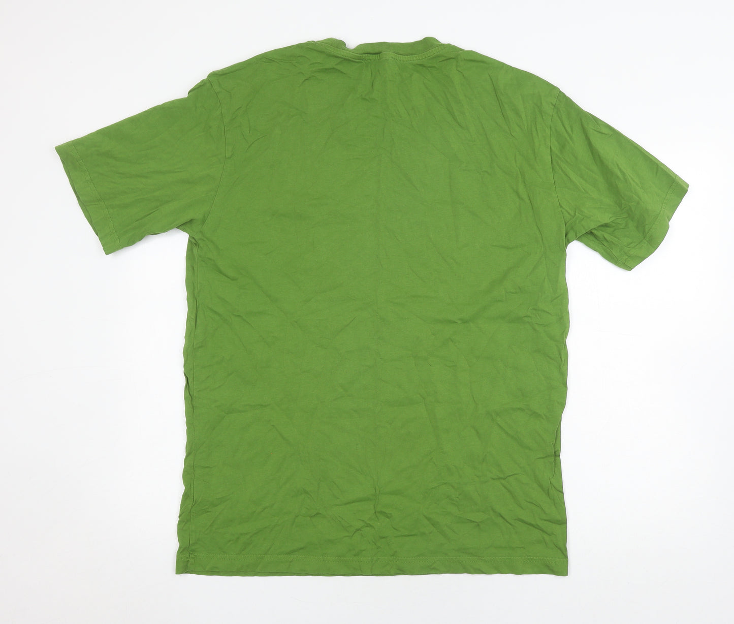 COS Green Relaxed Fit Men's Crew Neck T-Shirt