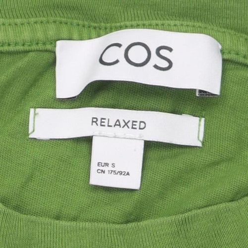 COS Green Relaxed Fit Men's Crew Neck T-Shirt