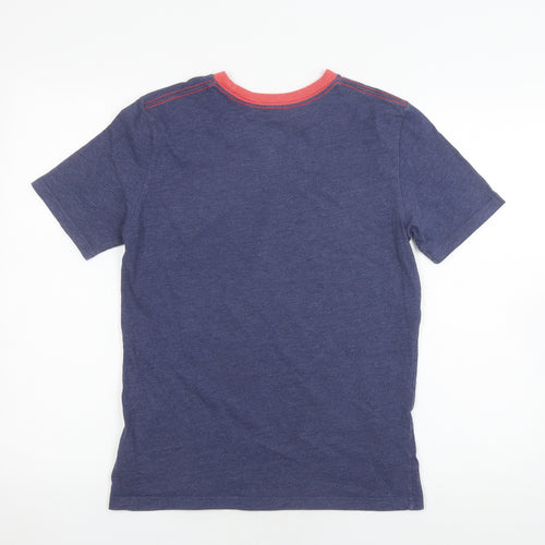 Gap Kids Boys Blue Graphic T-Shirt 13 Years Casual Logo