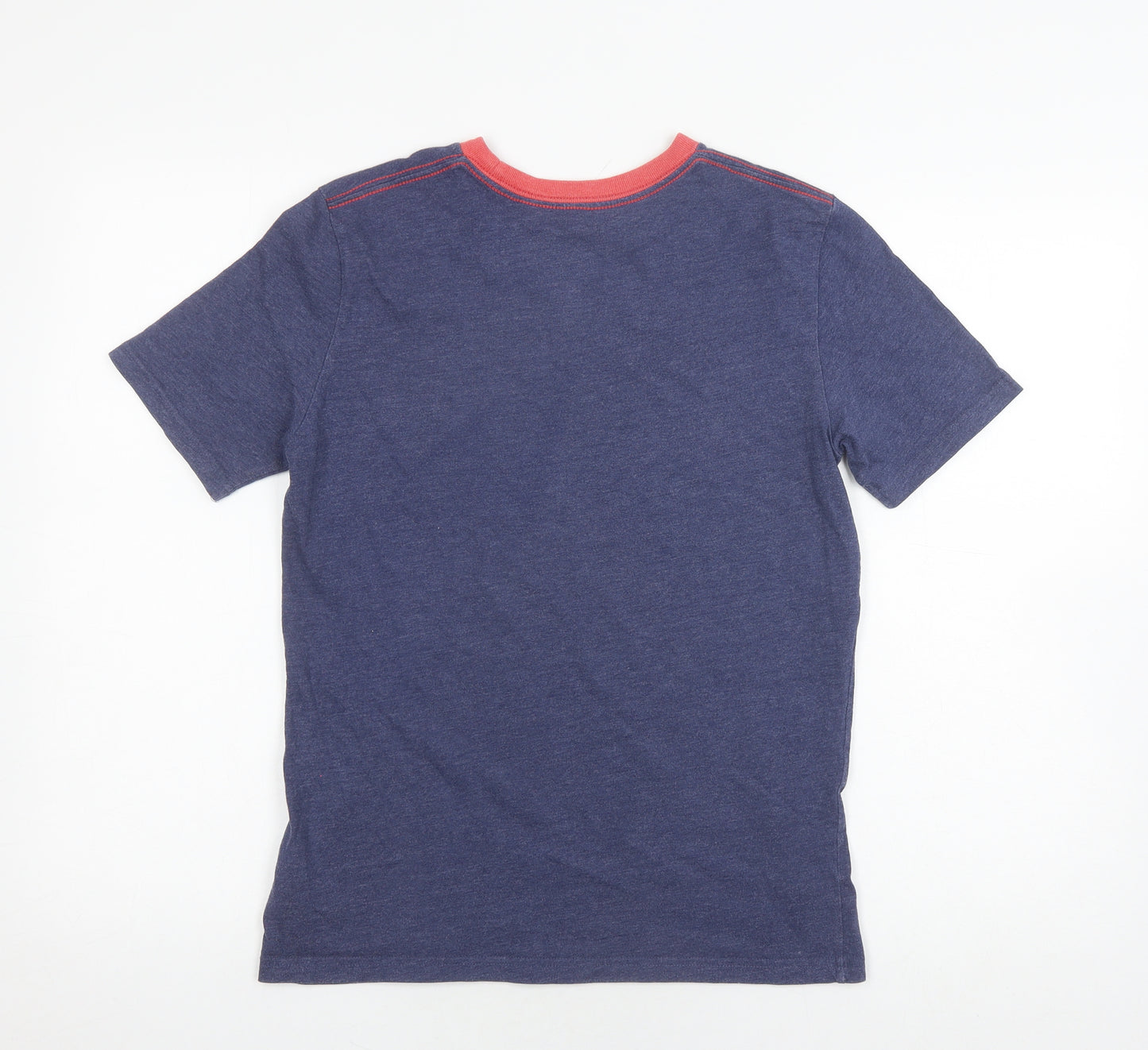 Gap Kids Boys Blue Graphic T-Shirt 13 Years Casual Logo