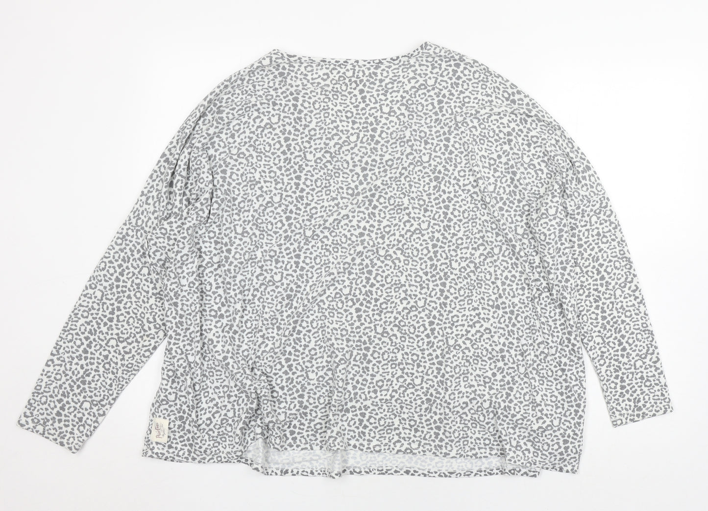 A Post Card from Brighton Grey Women's T-Shirt, Size 2, Animal Print