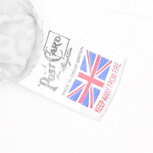 A Post Card from Brighton Grey Women's T-Shirt, Size 2, Animal Print