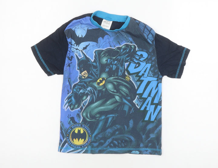 Batman Boys Multicoloured Graphic T-Shirt, 8 Years, Superhero