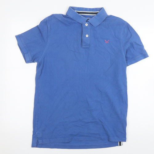 Crew Clothing Men's Blue Cotton Polo Shirt M