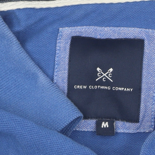 Crew Clothing Men's Blue Cotton Polo Shirt M