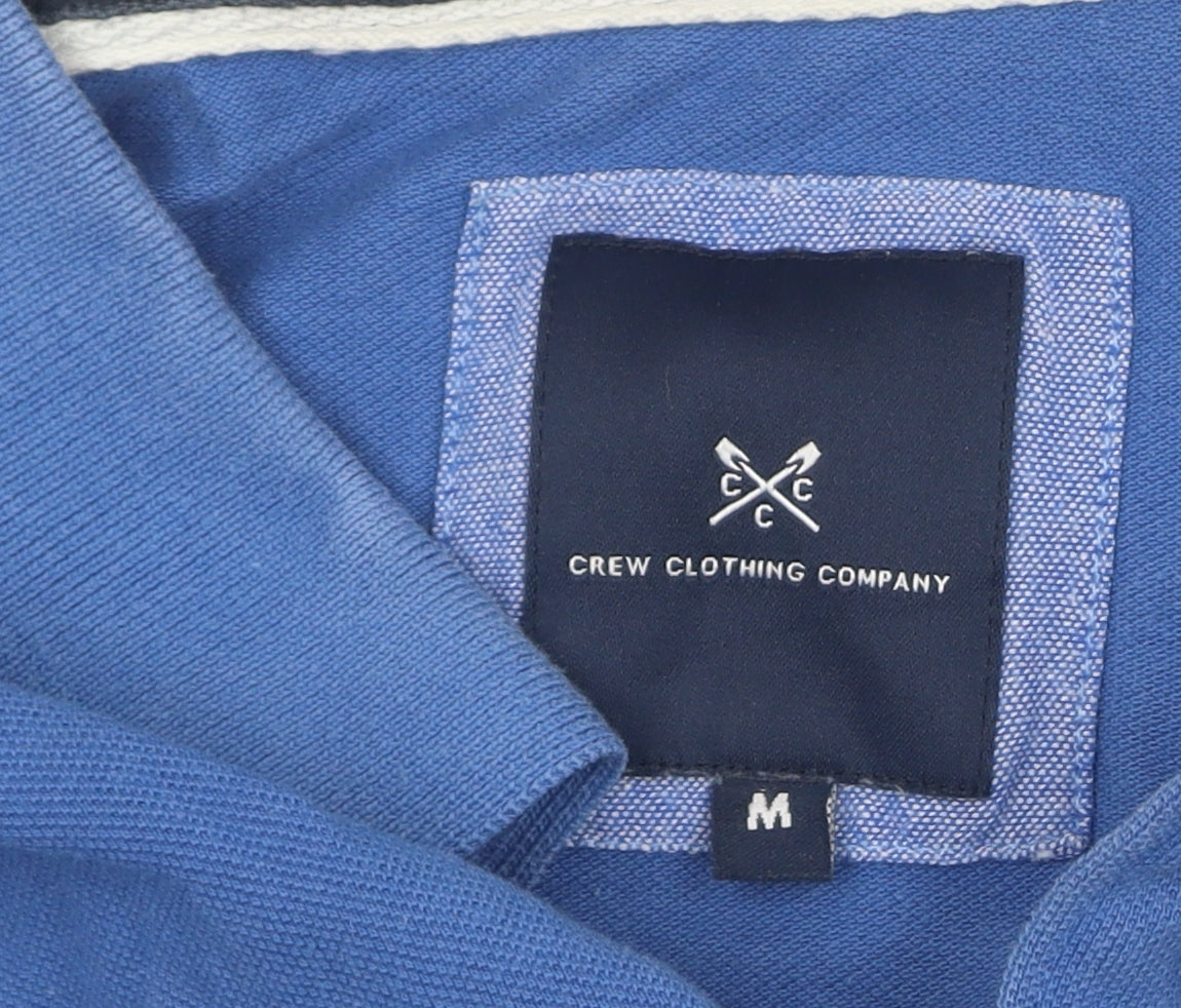 Crew Clothing Men's Blue Cotton Polo Shirt M