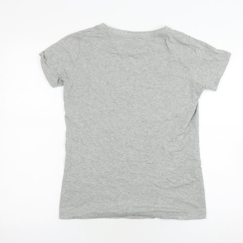 Uniqlo Girls' Grey Batgirl Graphic T-Shirt, Jersey Style 14 Years