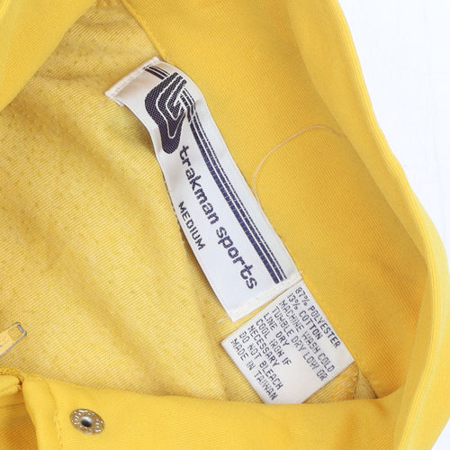 Trakman Men's Yellow Windbreaker Jacket M
