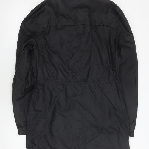 ASOS Black Unisex Nylon Long Jacket M