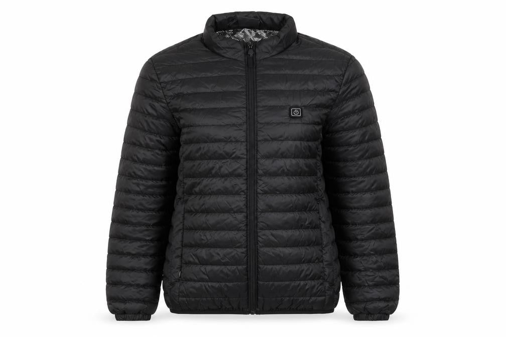 E SPORTS Kids Black Puffer Jacket, Small, Winter Outdoor