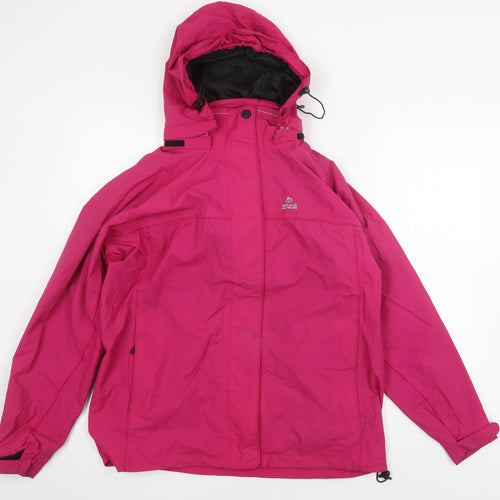 Craghoppers Women's Pink Parka Jacket, Size 14, Waterproof