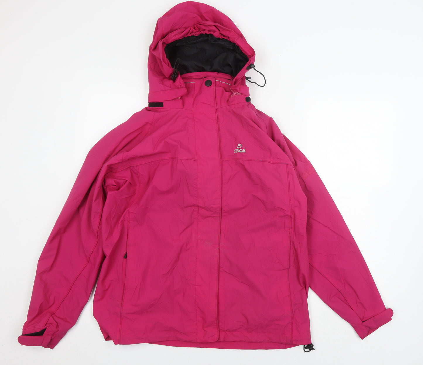 Craghoppers Women's Pink Parka Jacket, Size 14, Waterproof