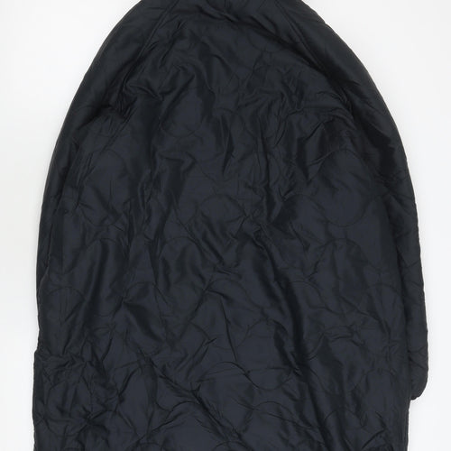 Marks and Spencer Women's Black Hooded Puffer Jacket Size 14