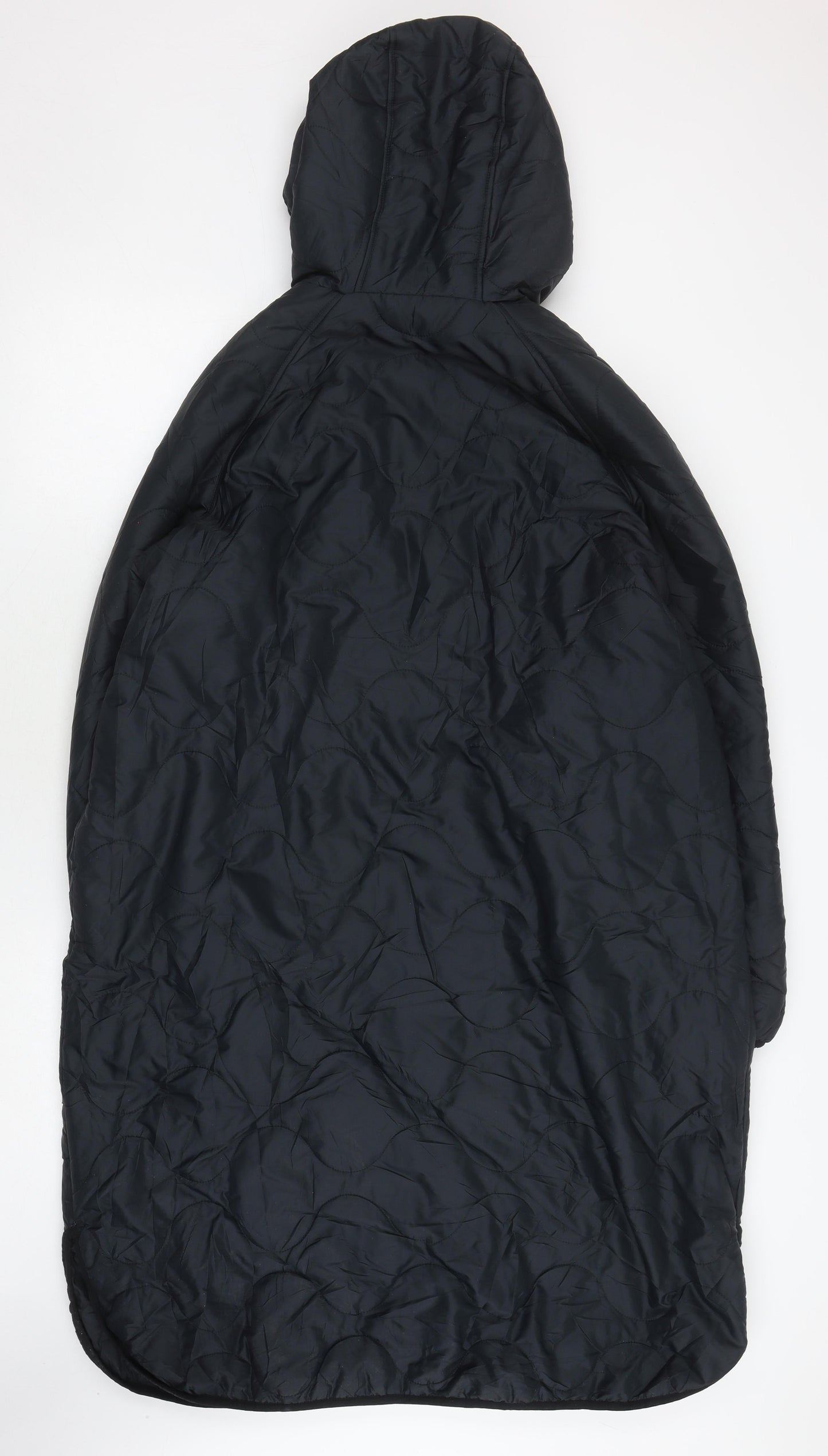 Marks and Spencer Women's Black Hooded Puffer Jacket Size 14