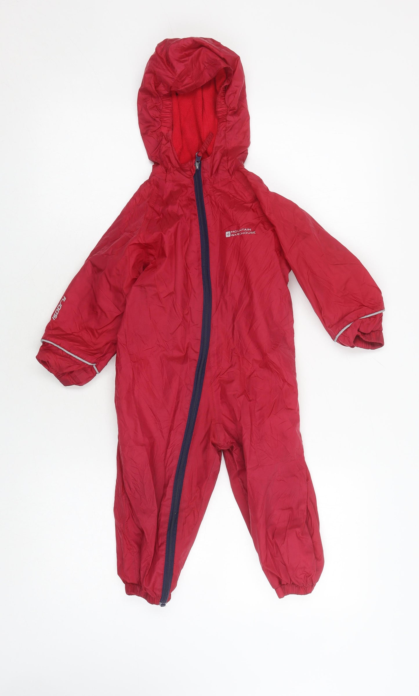 Mountain Warehouse Girls Red Waterproof Snowsuit 18-24 Months