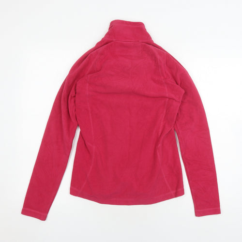 O'Neill Women Pink Henley Fleece Sweatshirt, Size 8