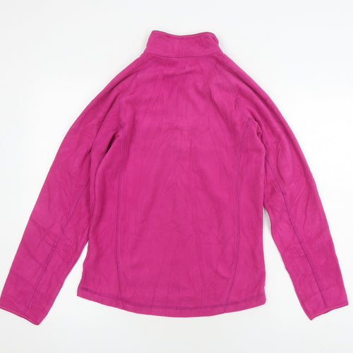 Blue Mountain Women's Pink Fleece Pullover Sweatshirt