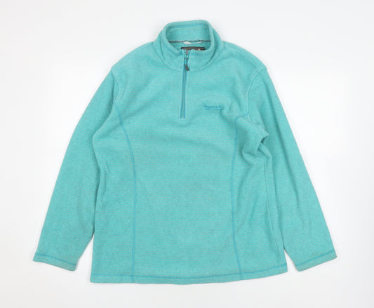 Regatta Women's Blue Henley Sweatshirt Size 14