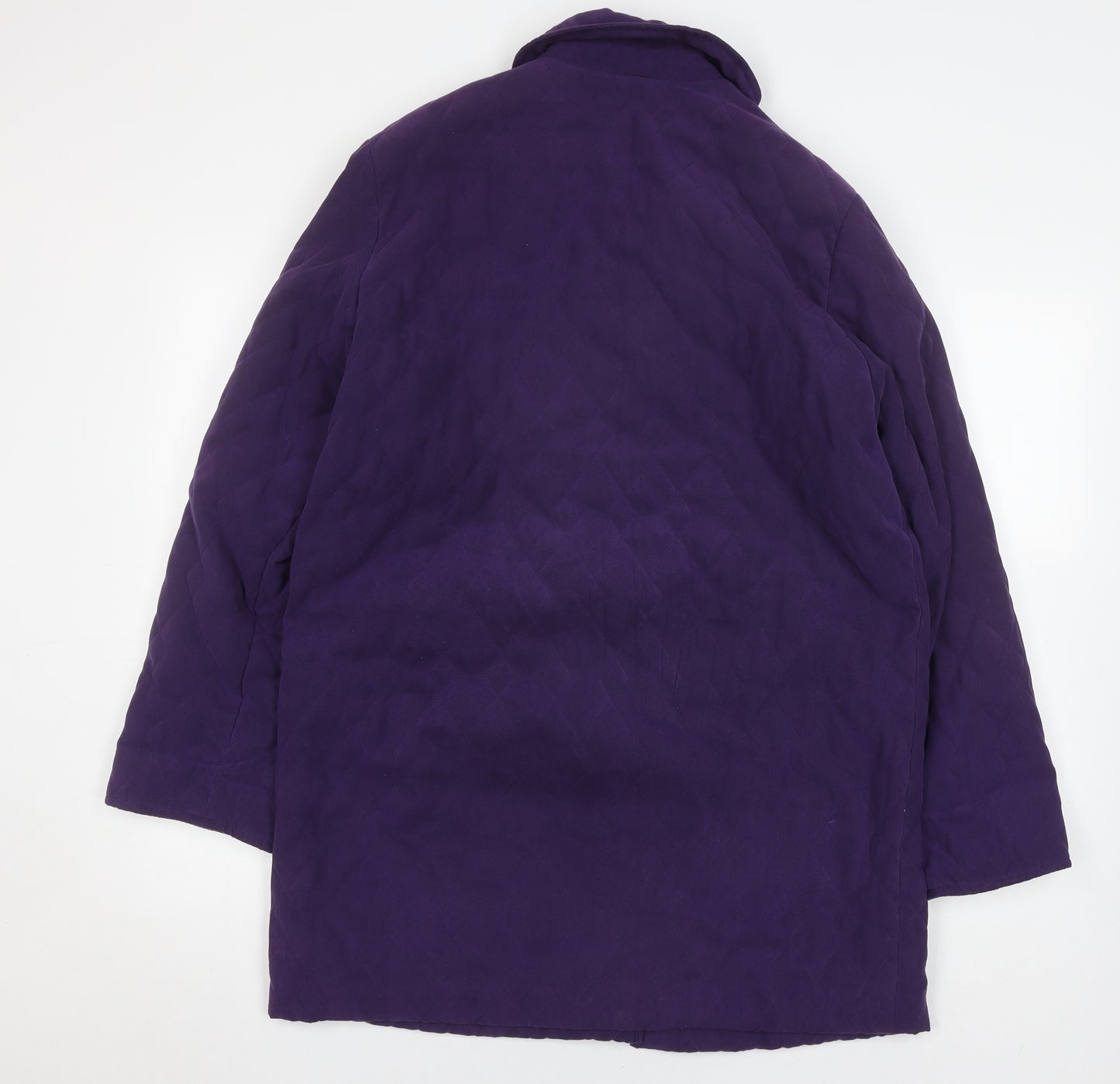 Easttex Women's Purple Quilted Coat Size 10 - Elegant Casual Wear