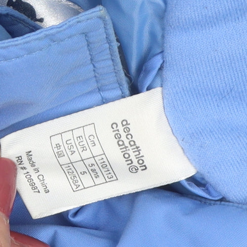 Decathlon Boys Blue Snowsuit Ski Jacket 5 Years