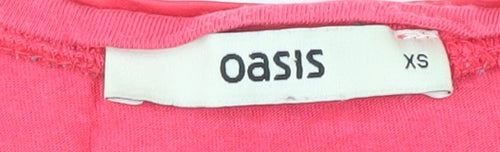 Oasis Pink XS Women's Basic Scoop Neck Tank