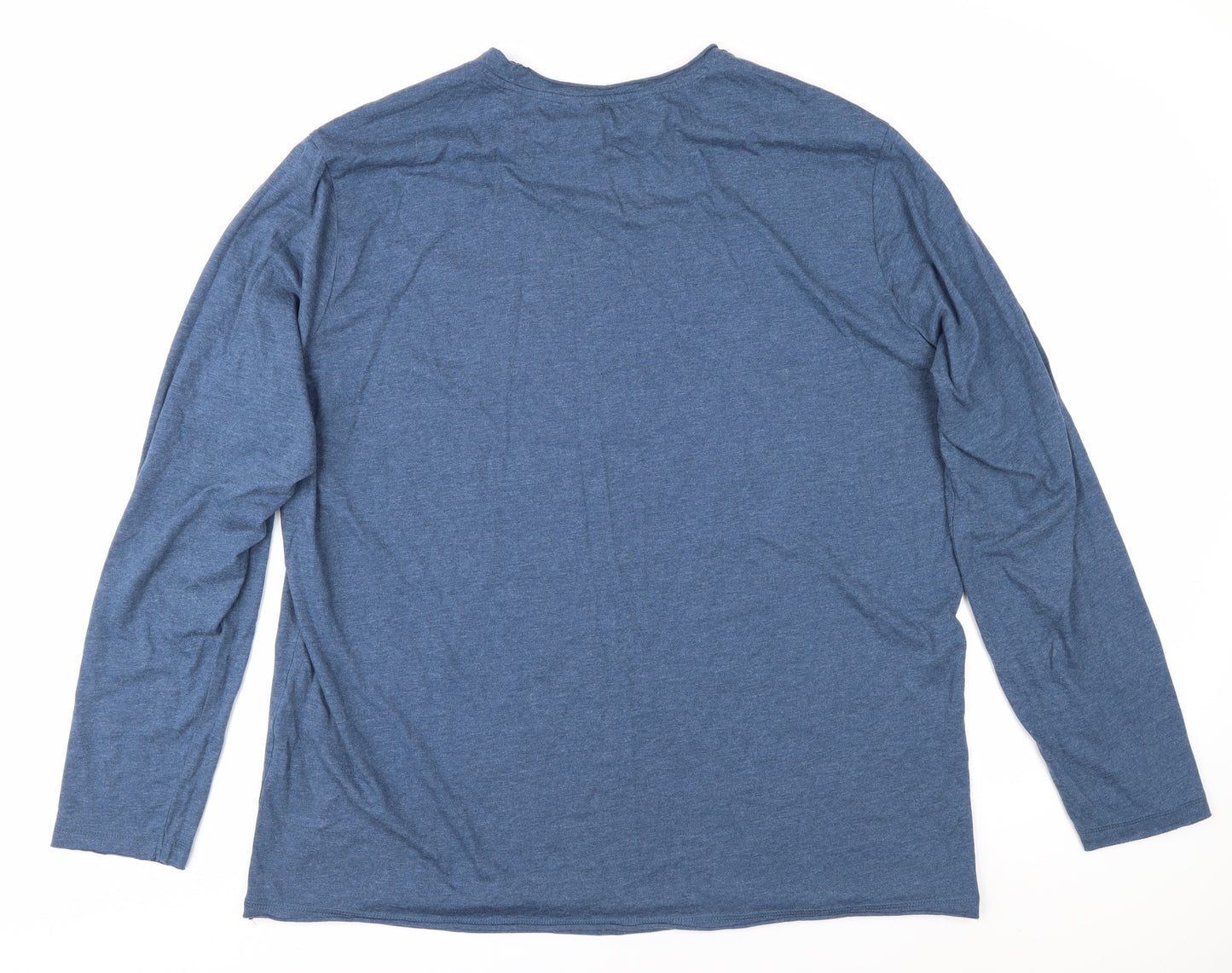 Regatta Men's Blue 2XL Long Sleeve Crew Neck T-Shirt