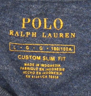 Polo Ralph Lauren Men's Blue Slim Fit T-Shirt