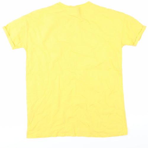 Friends Boys Yellow T-Shirt, Short Sleeve, Size 14-15 Years