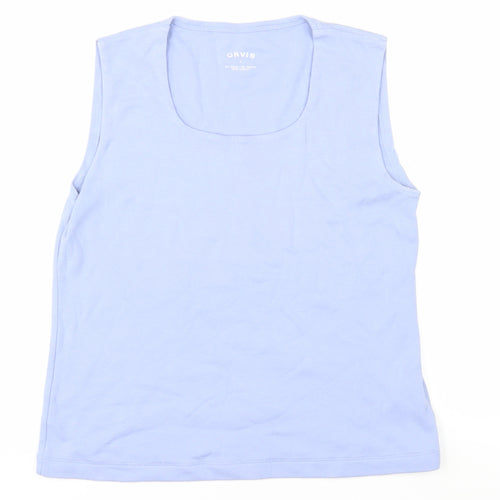 Orvis Women's Blue Basic Tank Top - Size S