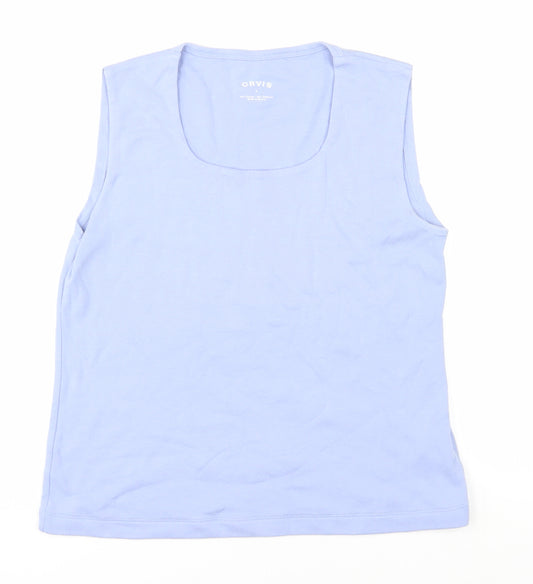 Orvis Women's Blue Basic Tank Top - Size S