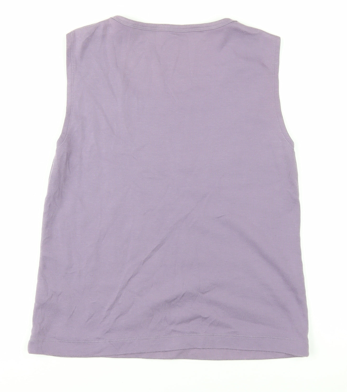 Orvis Women's Purple Scoop Neck Tank, Size S, Casual Cotton Blend