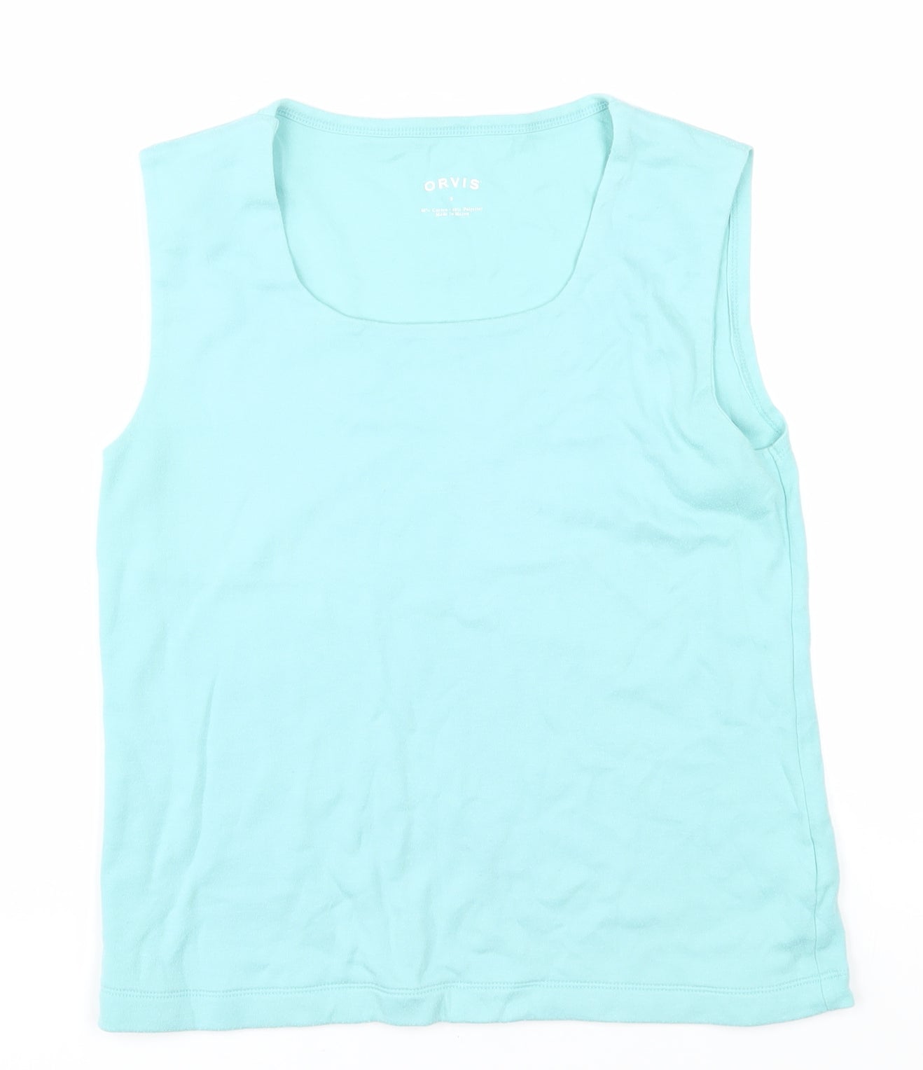 Orvis Women's Blue Sleeveless Tank Top Size S