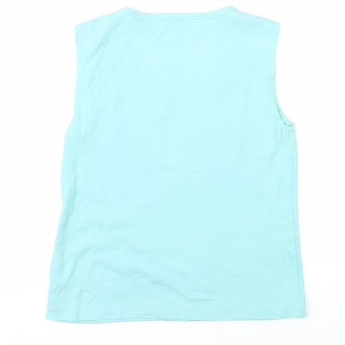 Orvis Women's Blue Sleeveless Tank Top Size S