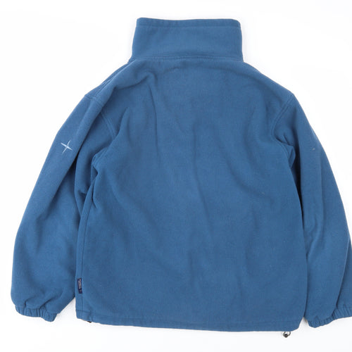 Mountain Warehouse Men's Blue Full Zip Fleece Sweatshirt S