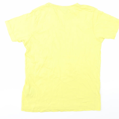 Ellesse Boys Yellow T-Shirt, Size 10-11, Short Sleeve, Logo Accent